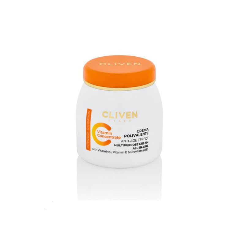 کرم مرطوب کننده چندمنظوره ویتامین سی کلیون حجم 300 میل Cliven MULTIPURPOSE VITAMIN C — تصویر ۴