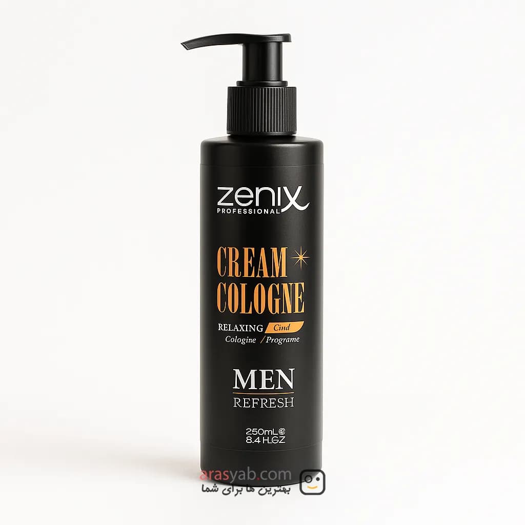 افترشیو کرمی مردانه ادکلنی زنیکس Zenix حجم 250 میل — تصویر ۲