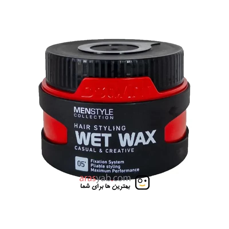 واکس مو 05 استوینت Ostwint قرمز سری Wet Wax حجم 150 میل — تصویر ۵