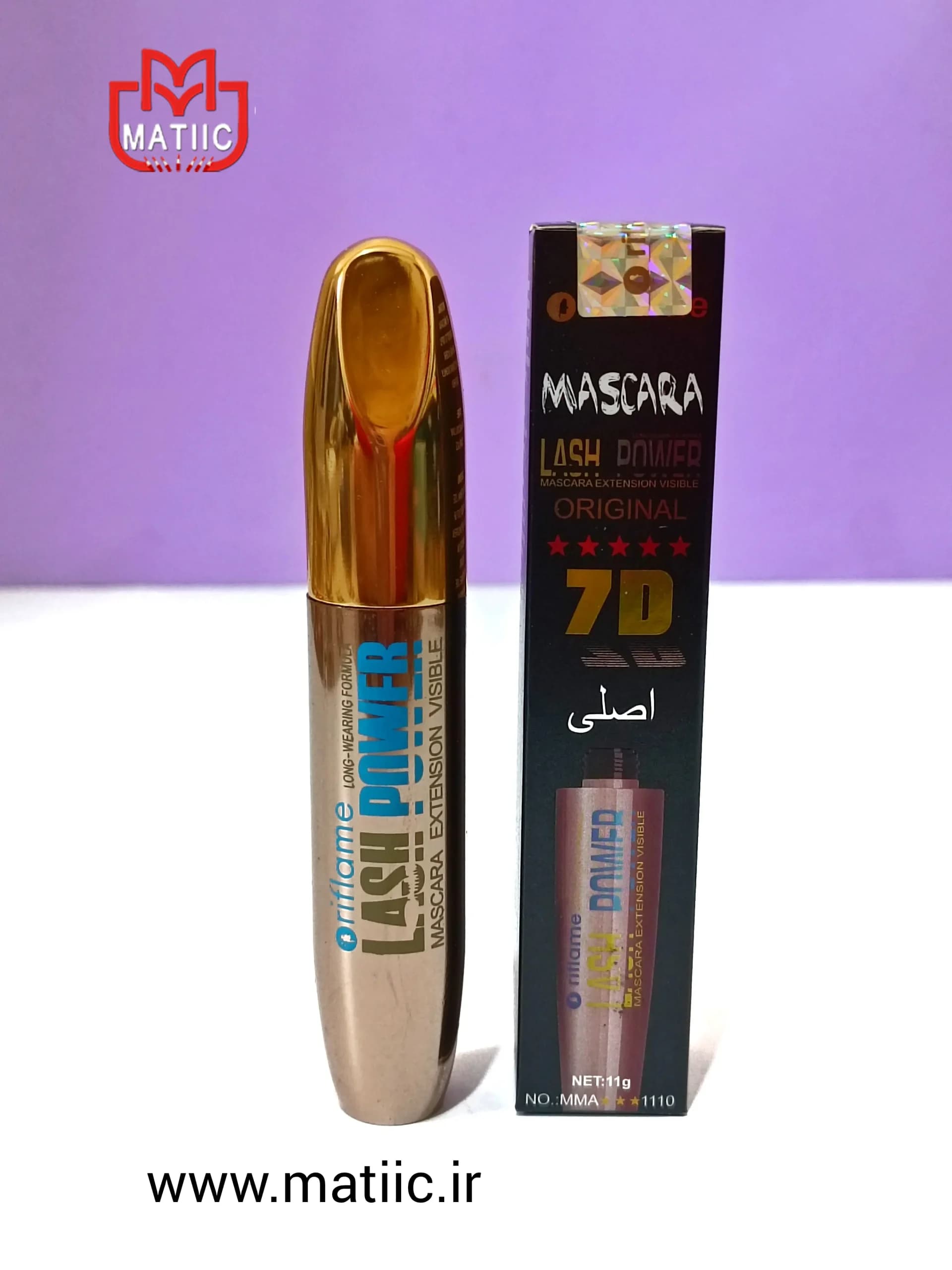 ریمل حجم دهنده و بلند کننده اوریفلیم LASH POWER مدل 7D — تصویر ۵