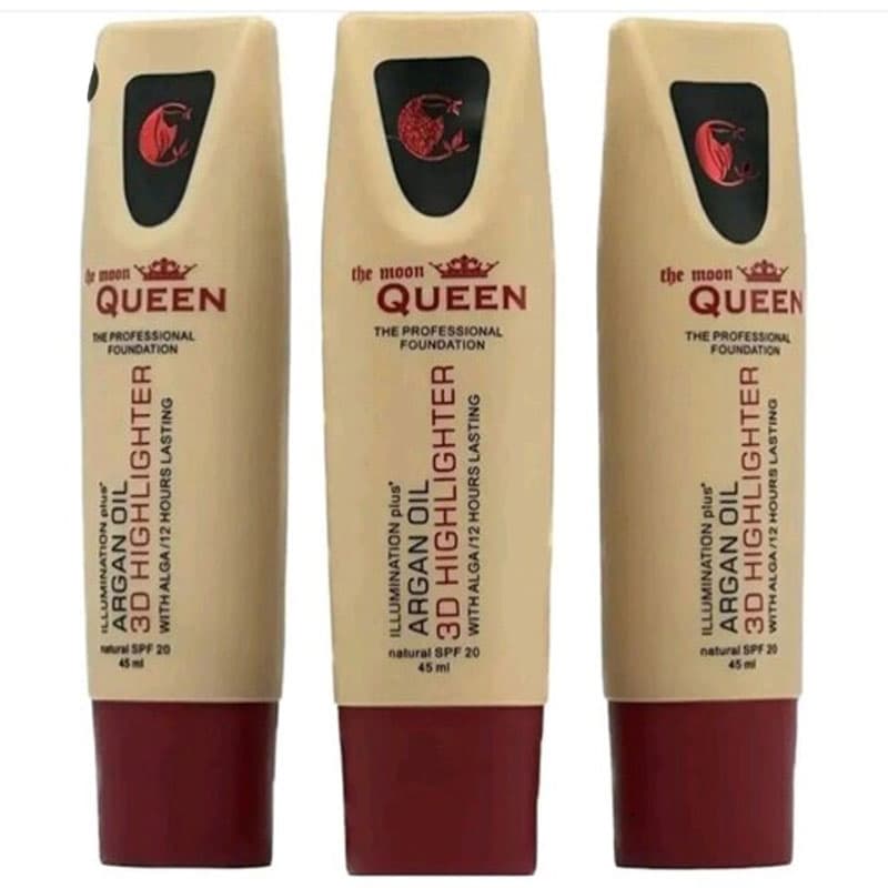کرم پودر حرفه ای مایع 12 ساعته کویین شماره 511 queen حجم 45 میل