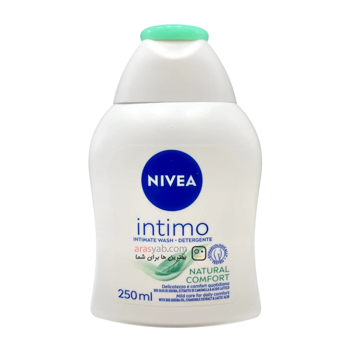ژل بهداشتی بانوان نیوا سری Intimo مدل Natural Comfort حجم 250 میل