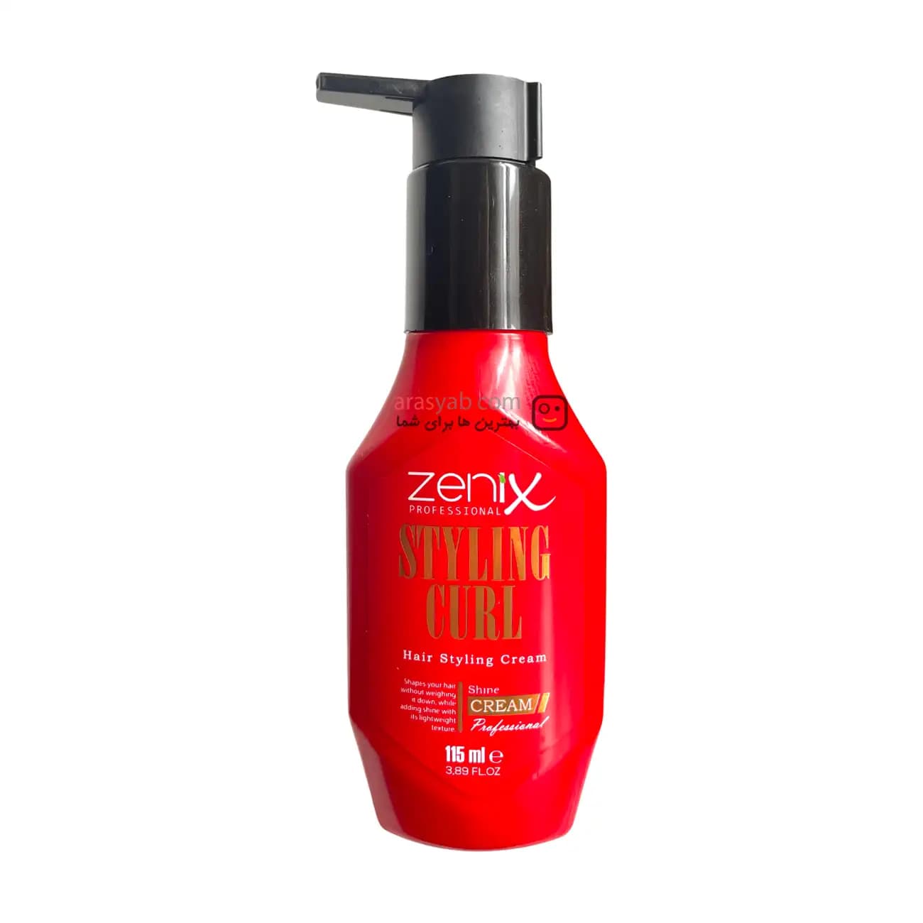 کرم فر کننده موی زنیکس zenix مدل Styling Curl حجم 115 میل — تصویر ۲