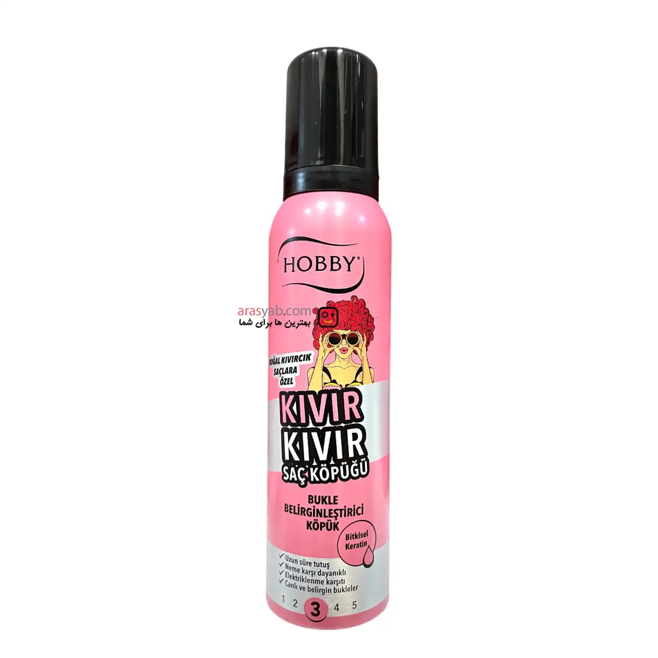 موس موی فر هوبی Hobby مدل Kivir Kivir شماره 3 حجم 150 میل