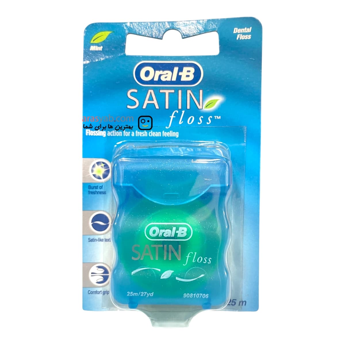 نخ دندان ساتین فلوس Satin Flos اورال بی Oral-B — تصویر ۲