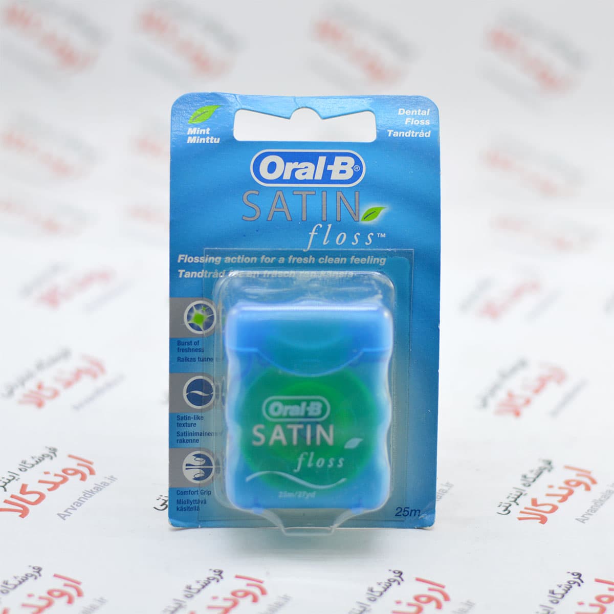 نخ دندان ساتین فلوس Satin Flos اورال بی Oral-B — تصویر ۴