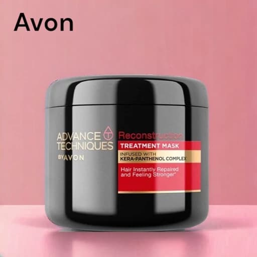 ماسک موی تقویت کننده آون Avon برای بازسازی موهای خشک و آسیب دیده حجم 375 میل — تصویر ۶