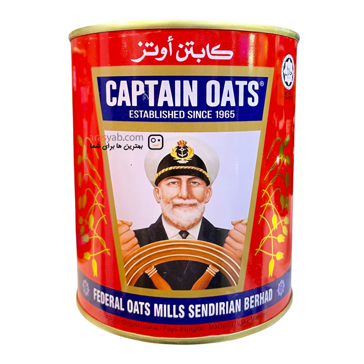 جوی دو سر رژیمی کاپیتان اوتز Captain Oats قرمز مغذی و مفید وزن ۵۰۰ گرم