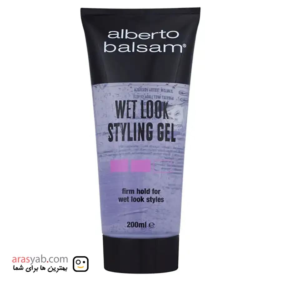 ژل موی خیس آلبرتو بالسام Alberto Balsam انگلیس مدل Wet Look حجم 200 میلی — تصویر ۴