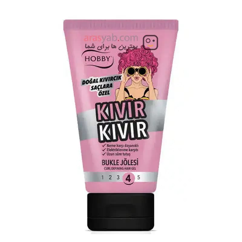 ژل مخصوص موی فر هوبی Hobby مدل Kivir Kivir شماره 4 حجم 150 میل