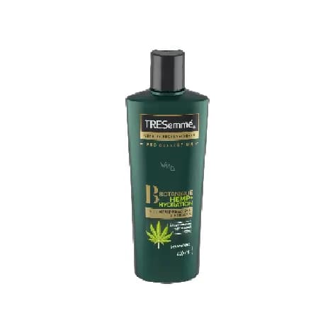 شامپو آبرسان موهای خشک ترزمه TRESemmé مدل Hydration Hemp حاوی روغن شاهدانه حجم 400 میل — تصویر ۶