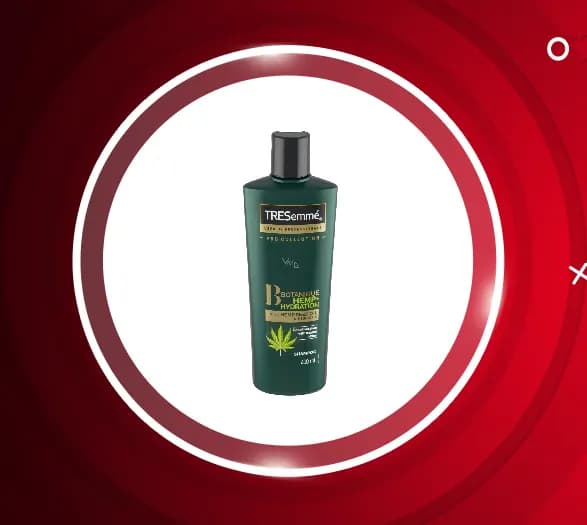 شامپو آبرسان موهای خشک ترزمه TRESemmé مدل Hydration Hemp حاوی روغن شاهدانه حجم 400 میل — تصویر ۷