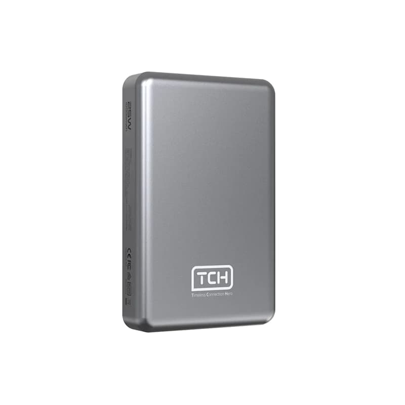 پاوربانک بی سیم 25 وات تی سی اچ مدل Elite 1025W ظرفیت 10000 میلی‌آمپرساعت