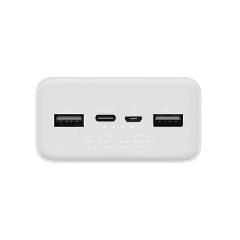 پاوربانک 18 وات شیائومی مدل Mi PB3018ZM ظرفیت 30000 میلی آمپر ساعت — تصویر ۷