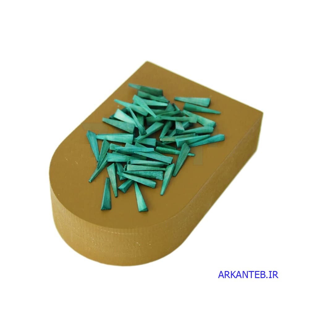 وج چوبی تک سایز سبز برند زلال ( بسته 100 عددی ) ( ارسال از تهران)