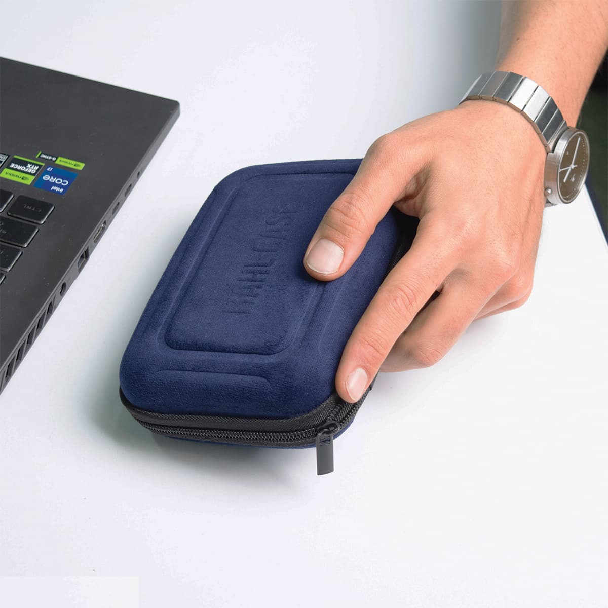 کیف هارد nahl bag رنگ مشکی سایز بزرگ