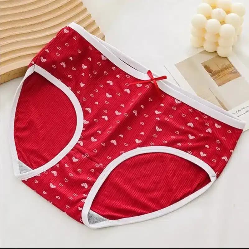 شورت نخ پنبه زنانه فانتزی مدل قلب