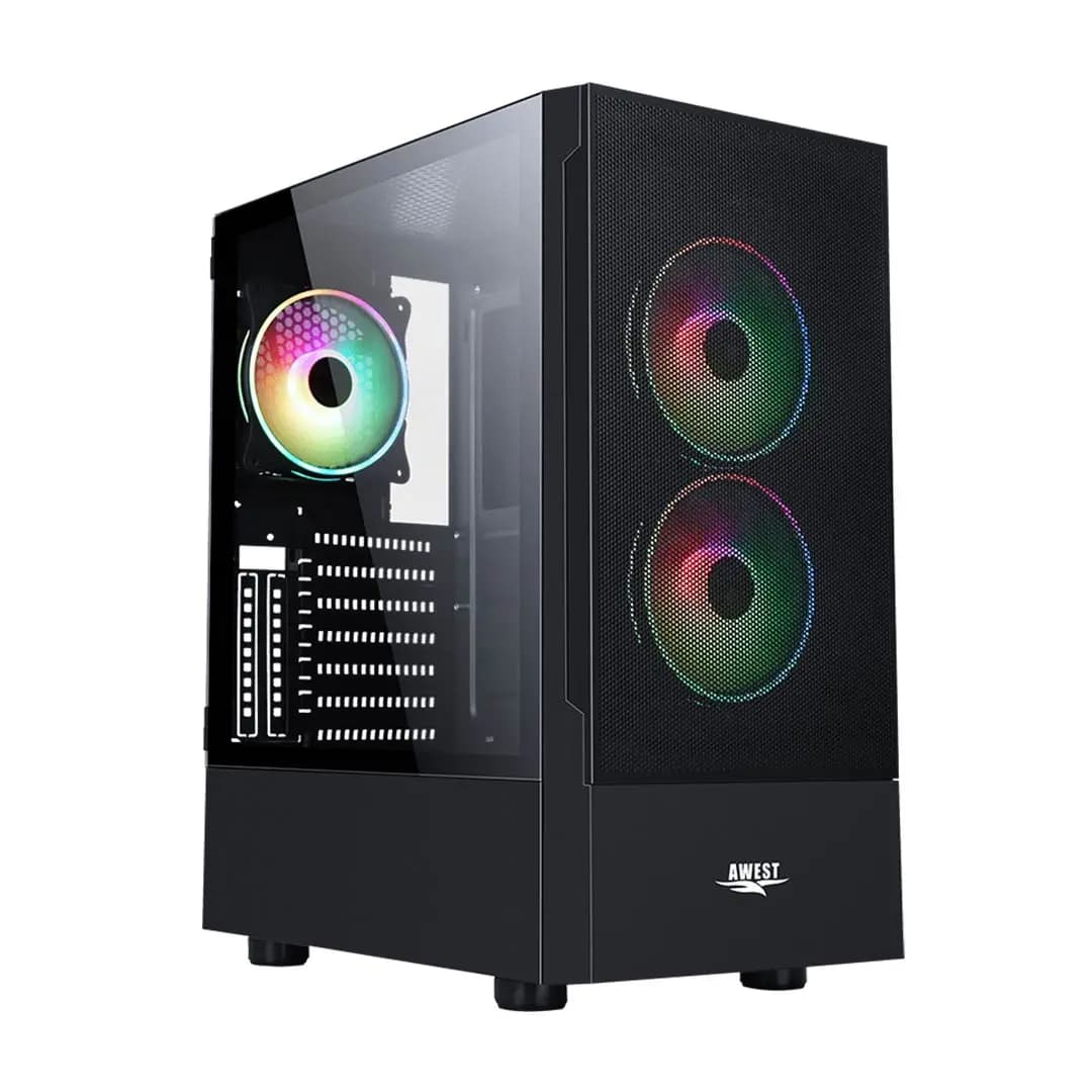 کیس کامپیوتر اوست مدل AWEST GT-AV201-MB — تصویر ۳
