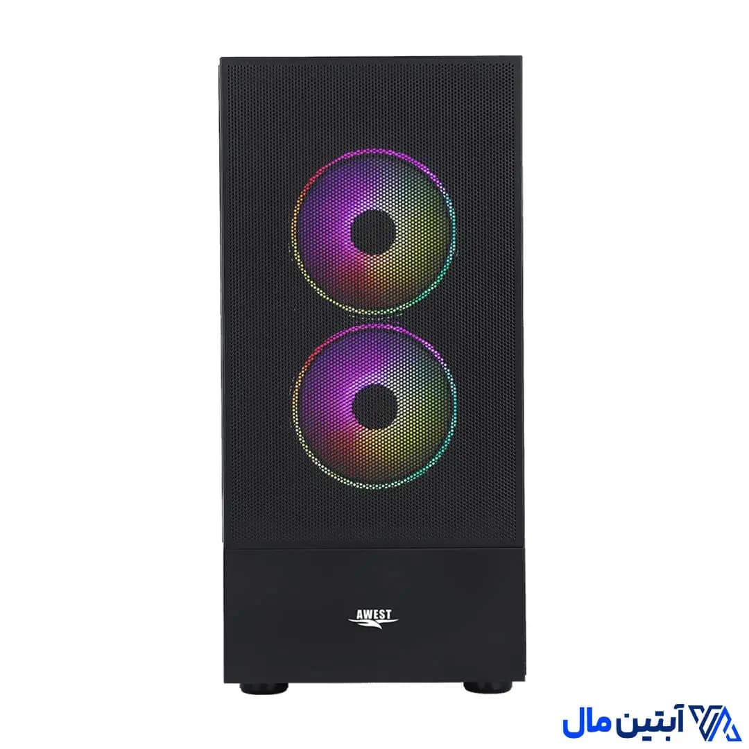 کیس کامپیوتر اوست مدل AWEST GT-AV201-MB — تصویر ۵