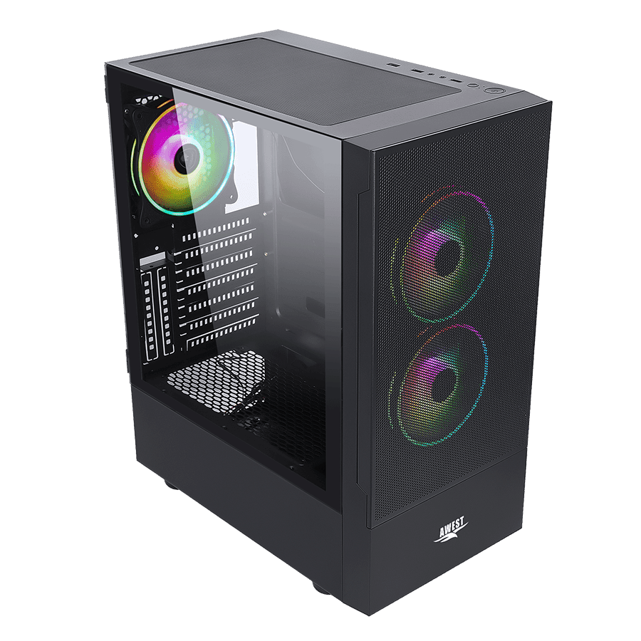 کیس کامپیوتر اوست مدل AWEST GT-AV201-MB — تصویر ۱۱