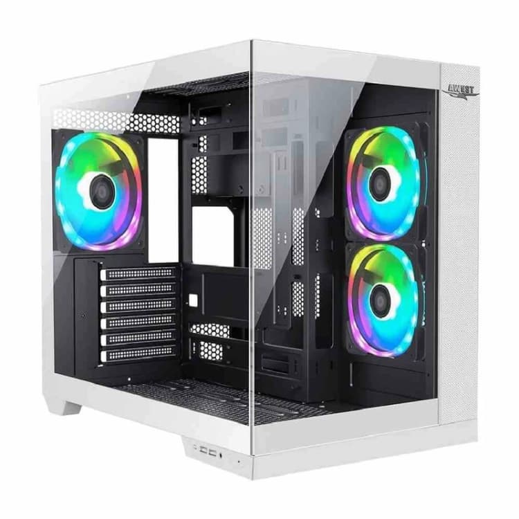 کیس کامپیوتر گیمینگ اوست مدل AWEST GT-AQ12-MBW — تصویر ۳