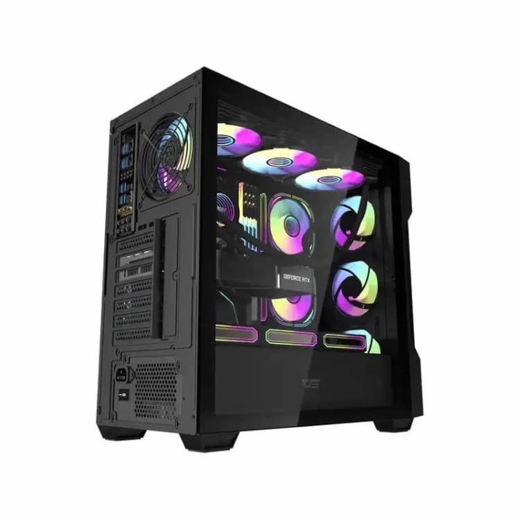 کیس کامپیوتر گیمینگ دارک فلش مدل DS900 Mesh B — تصویر ۵