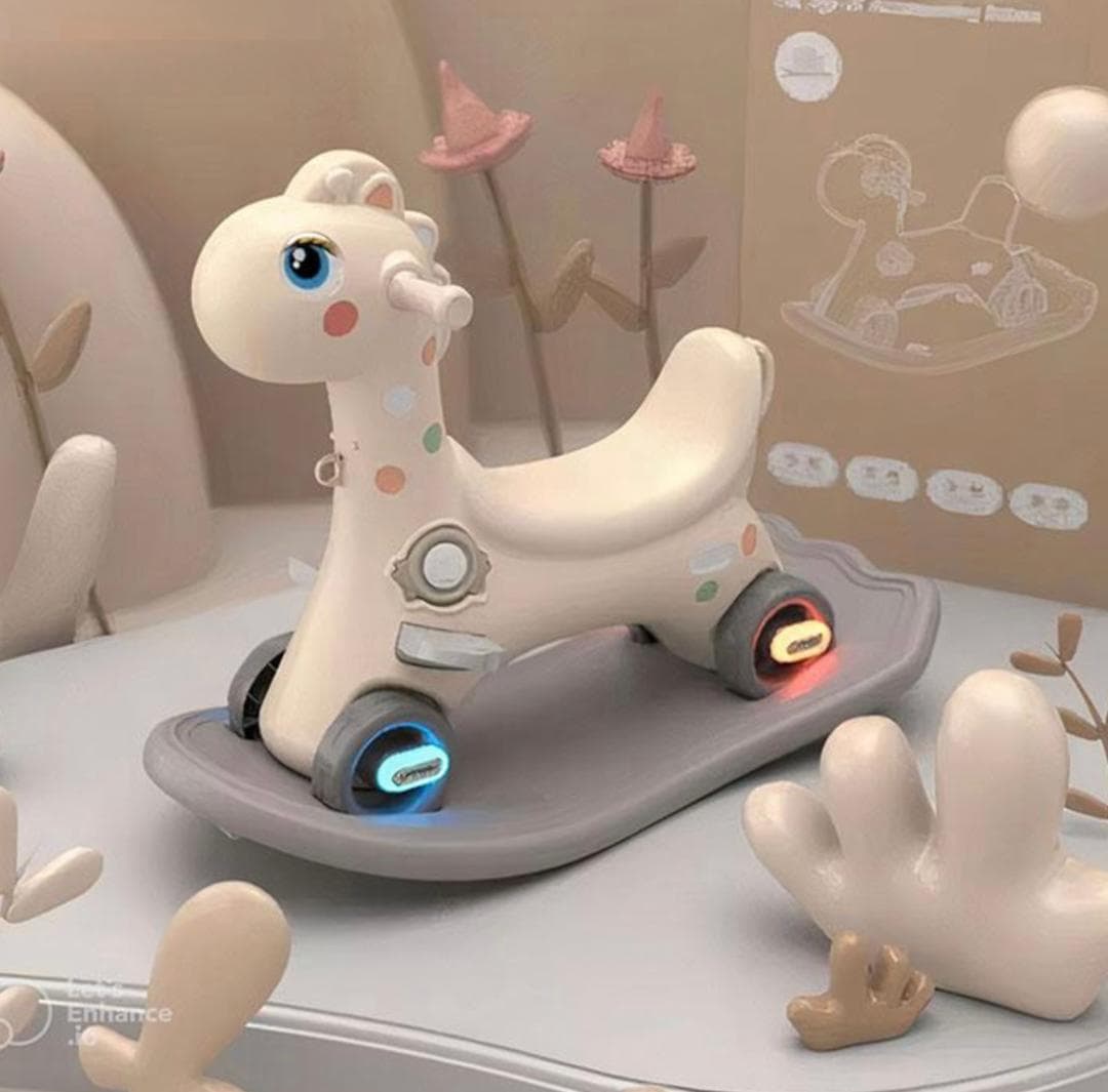 راکر و ماشین بازی دوکاره طرح زرافه