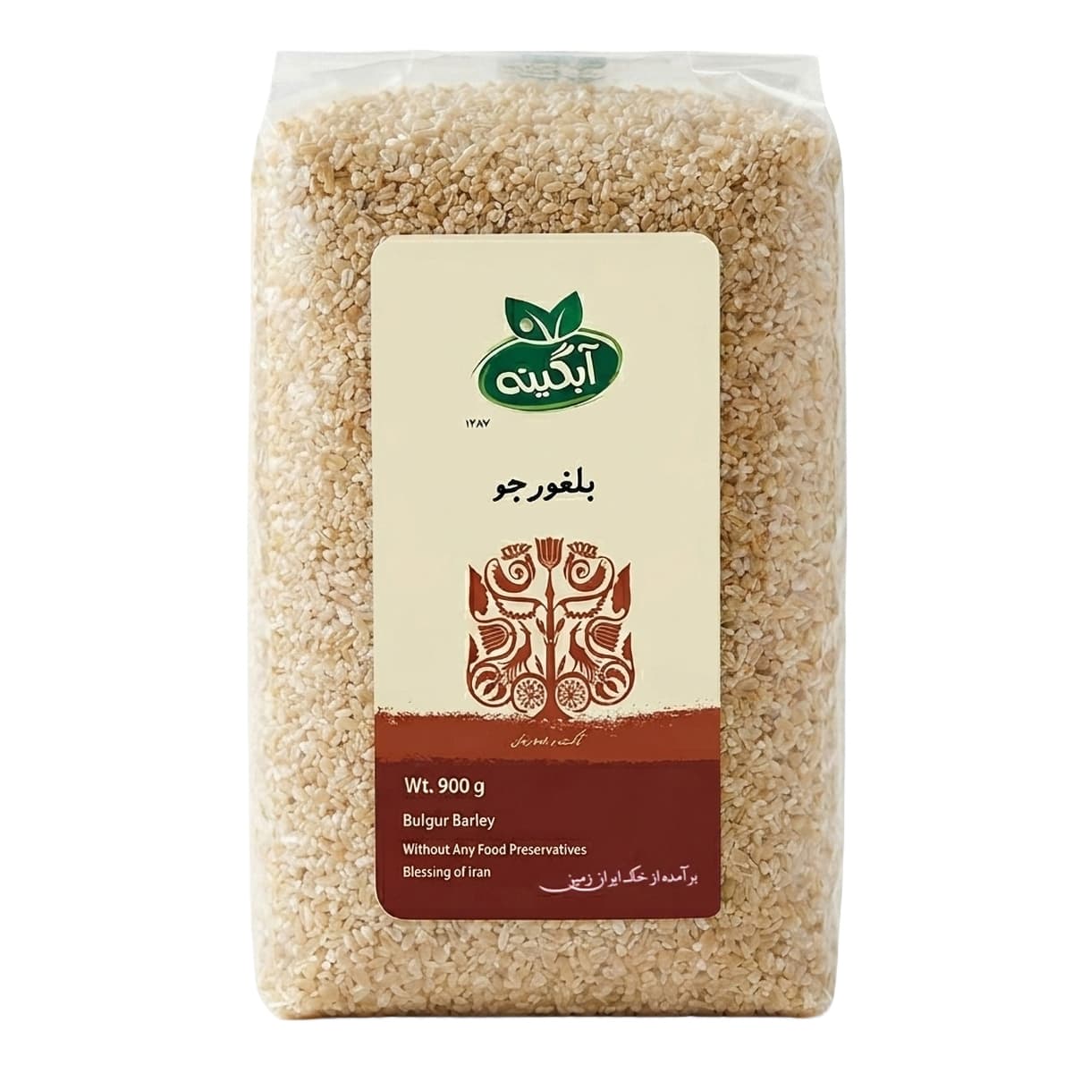 بلغور جو ارگانیک آبگینه – 900 گرم