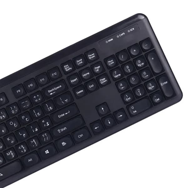 موس و کیبورد بی سیم نوا مدل NOVA NKM-1402WL — تصویر ۹