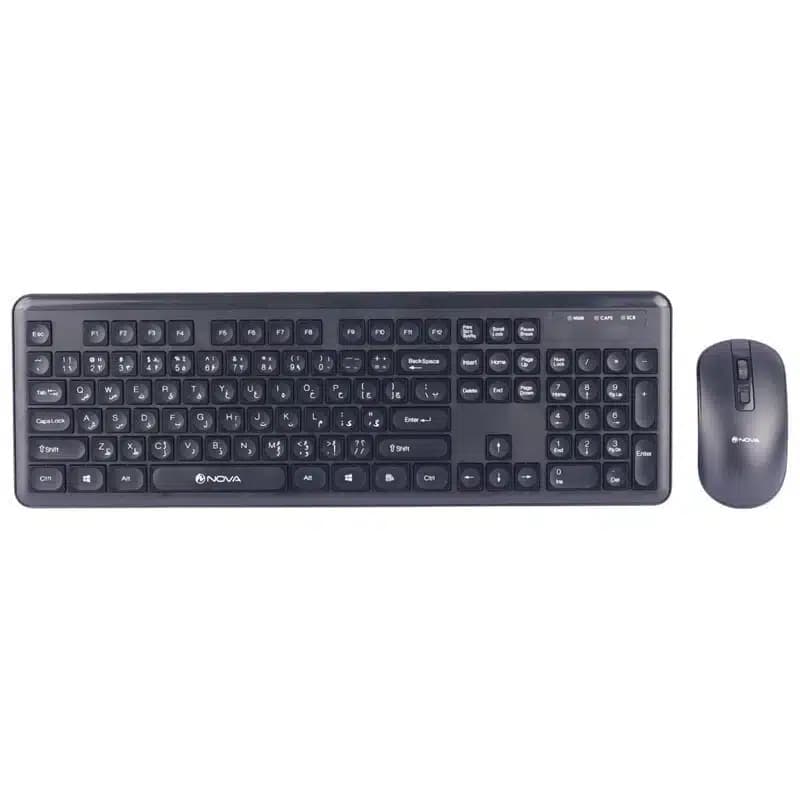 موس و کیبورد بی سیم نوا مدل NOVA NKM-1402WL — تصویر ۶
