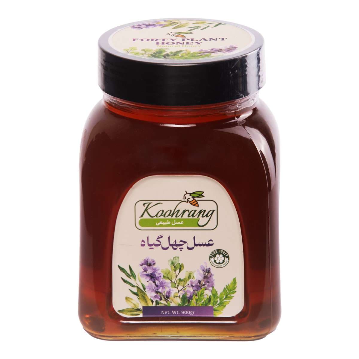 عسل طبیعی چهل گیاه و عسل طبیعی گون رویال کندو کوهرنگ وزن 900 گرم بسته 2 عددی — تصویر ۴