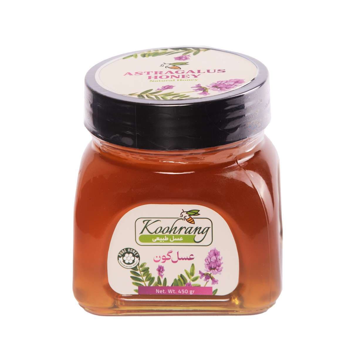 عسل طبیعی چهل گیاه و عسل طبیعی گون رویال کندو کوهرنگ وزن 450 گرم بسته 2 عددی — تصویر ۴