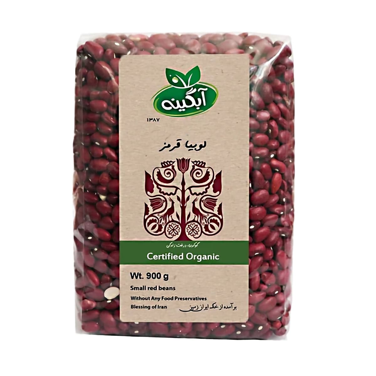 لوبیا قرمز آبگینه – 900 گرم