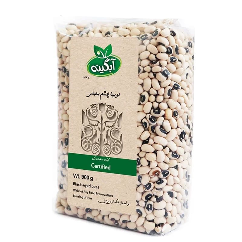 لوبیا چشم بلبلی آبگینه – 900 گرم — تصویر ۹