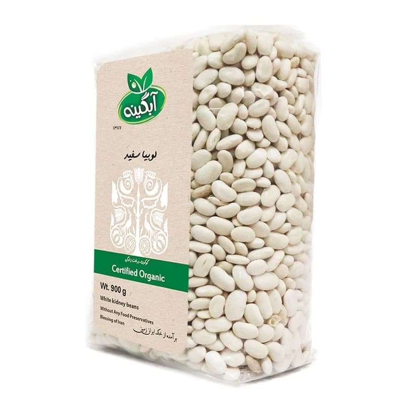لوبیا سفید آبگینه – 900 گرم — تصویر ۵