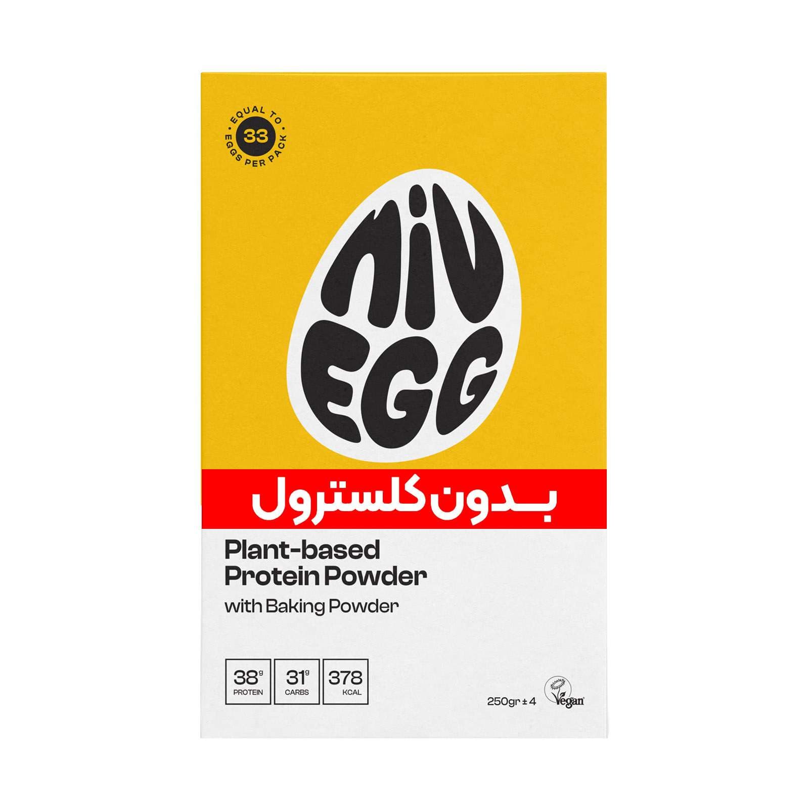 پودر پروتئین سویا و غلات مناسب کیک و شیرینی نیواگ 250 گرمی — تصویر ۲