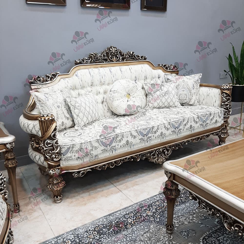 مبل کلاسیک چوبی گلایل — تصویر ۳