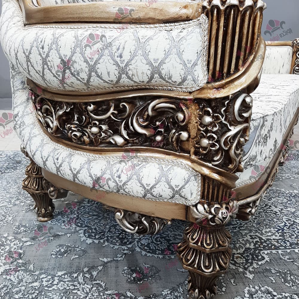 مبل کلاسیک چوبی گلایل — تصویر ۶