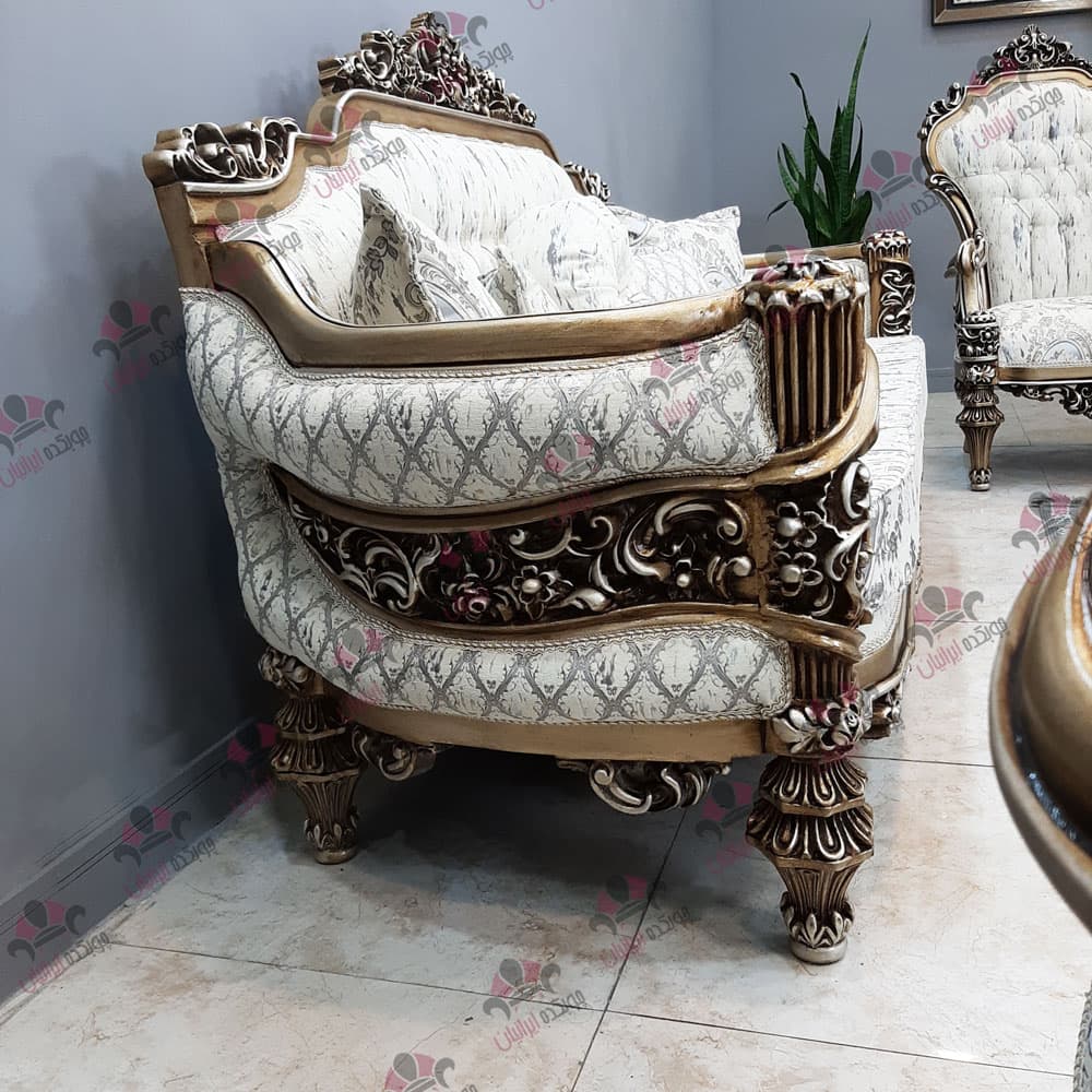 مبل کلاسیک چوبی گلایل — تصویر ۱۲
