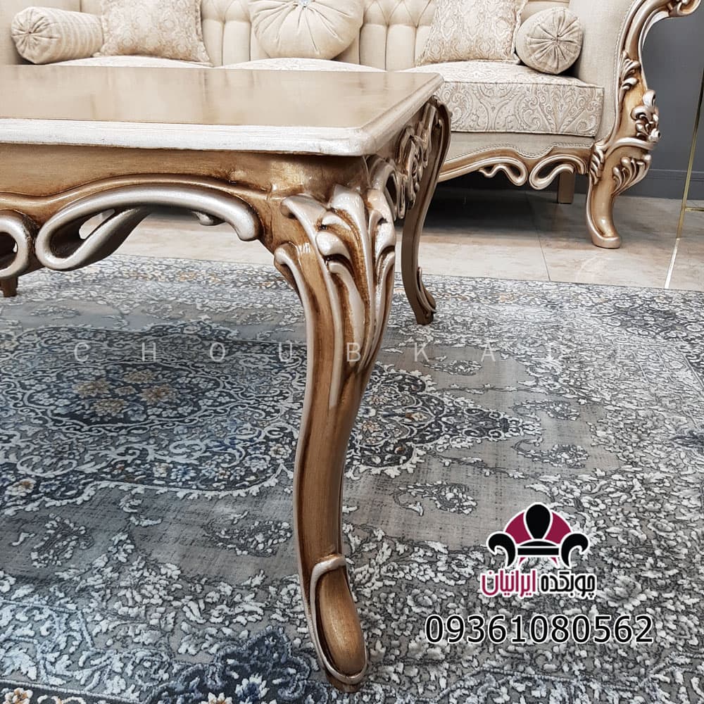 مبل کلاسیک چوبی افسون — تصویر ۷