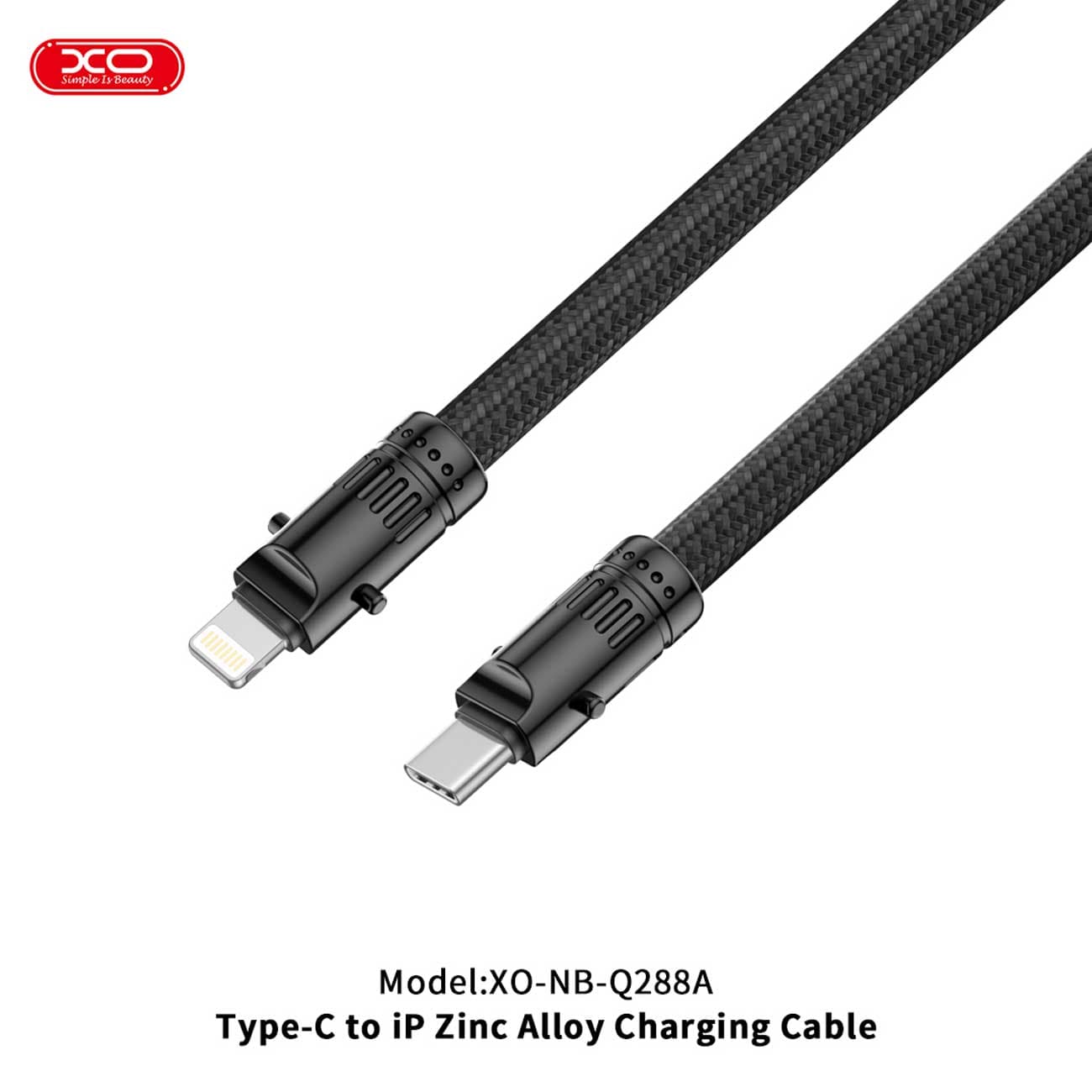 کابل تایپ سی به لایتنینگ 27 وات ایکس او مدل XO-NB-Q288A — تصویر ۸