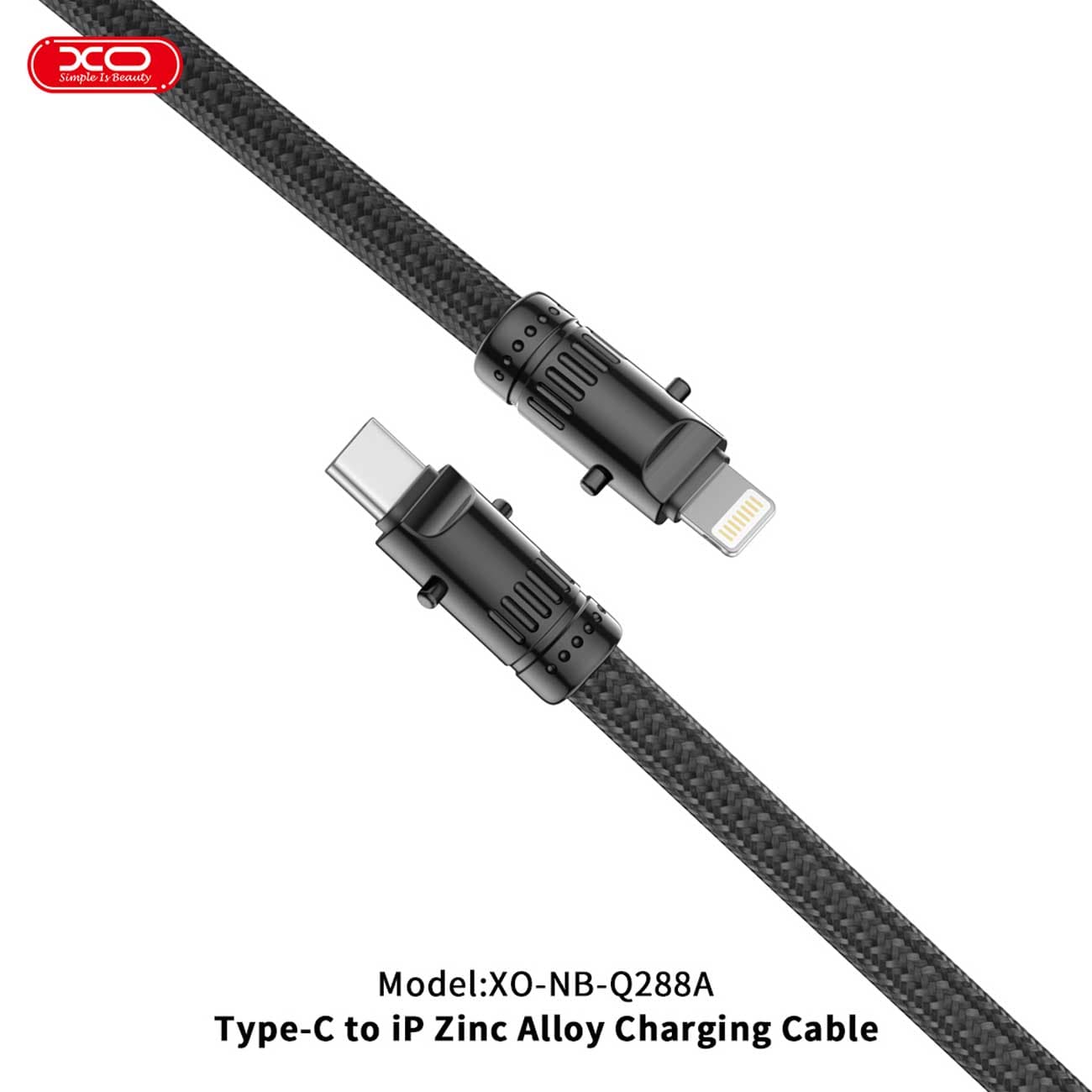 کابل تایپ سی به لایتنینگ 27 وات ایکس او مدل XO-NB-Q288A — تصویر ۱۰