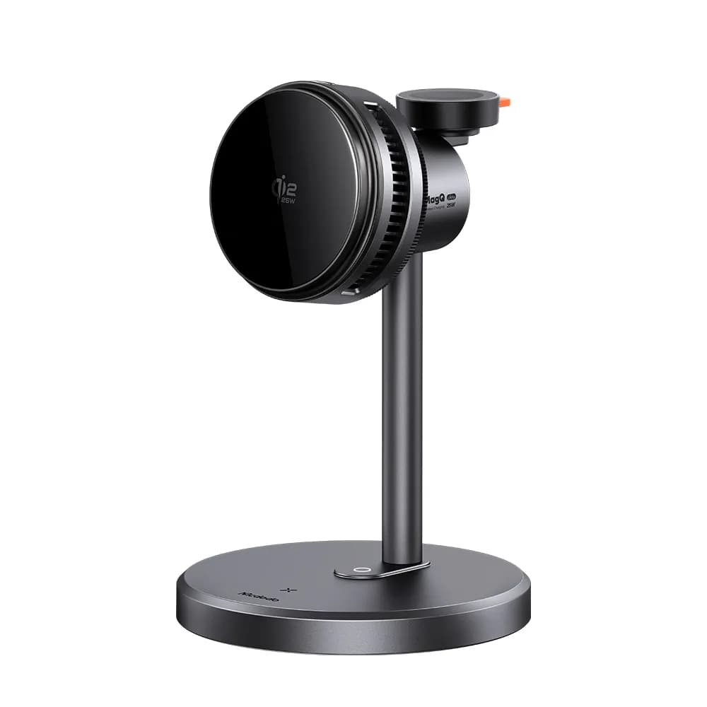 استند 3 کاره شارژر وایرلس و فن خنک کننده 25 وات Qi2.2 برند مک دودو مدل Mcdodo CH-6170 — تصویر ۱۲
