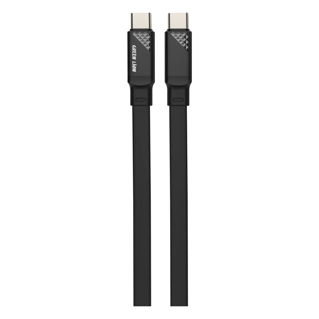 کابل سیلیکونی USB-C به USB-C گرین لاین مدل GNTPE1MC2CBK — تصویر ۲