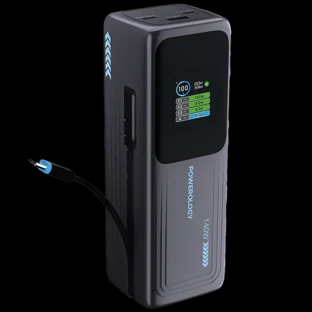 پاوربانک پاورولوژی ThunderAmp ظرفیت 30000 میلی‌آمپر مدل PWP001ADGY