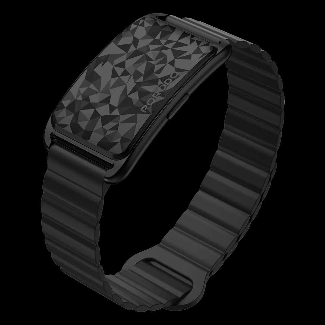 دستبند هوشمند پرودو مدل TrackFit Arc با بند مغناطیسی PDSFTTH01BK
