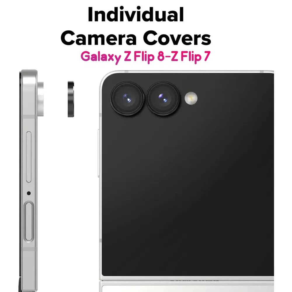 محافظ لنز رینگی Galaxy Z Flip 8 — تصویر ۴