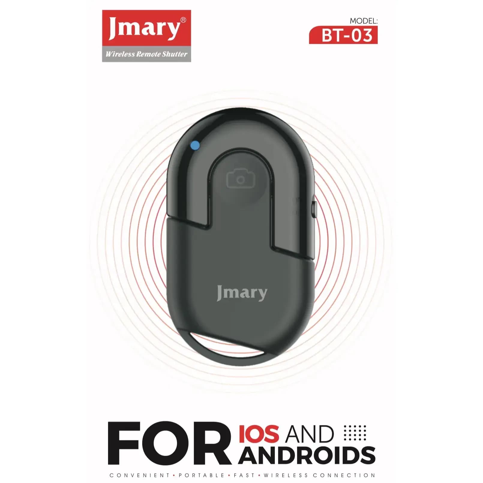 ریموت شاتر بلوتوثی جی‌مری BT-03 Jmary مناسب اندروید و iOS — تصویر ۷
