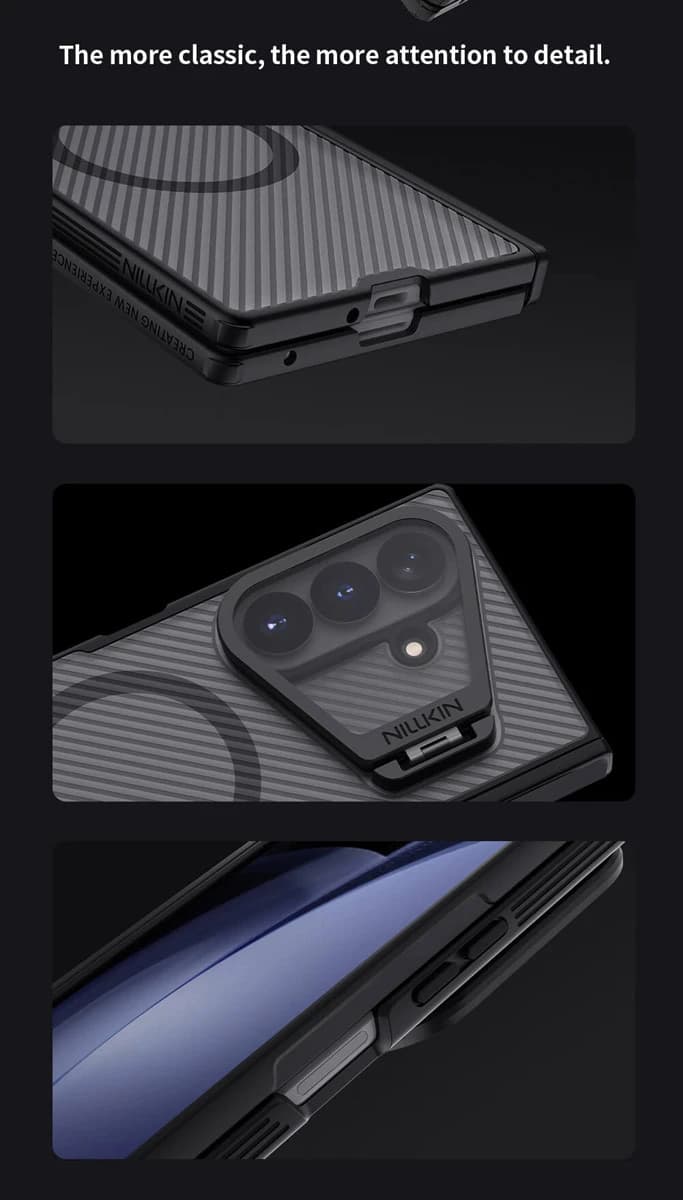 گارد دودی مگنتی کمرا استند Galaxy Z Fold 8 Ultra مارک نیلکین مدل Camshield Prop — تصویر ۹