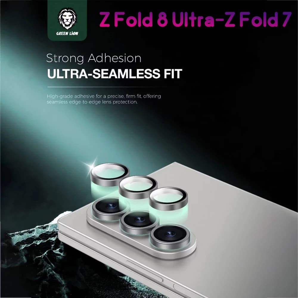 محافظ لنز رینگی Galaxy Z Fold 8 Ultra مدل Classic مارک Green Lion — تصویر ۷